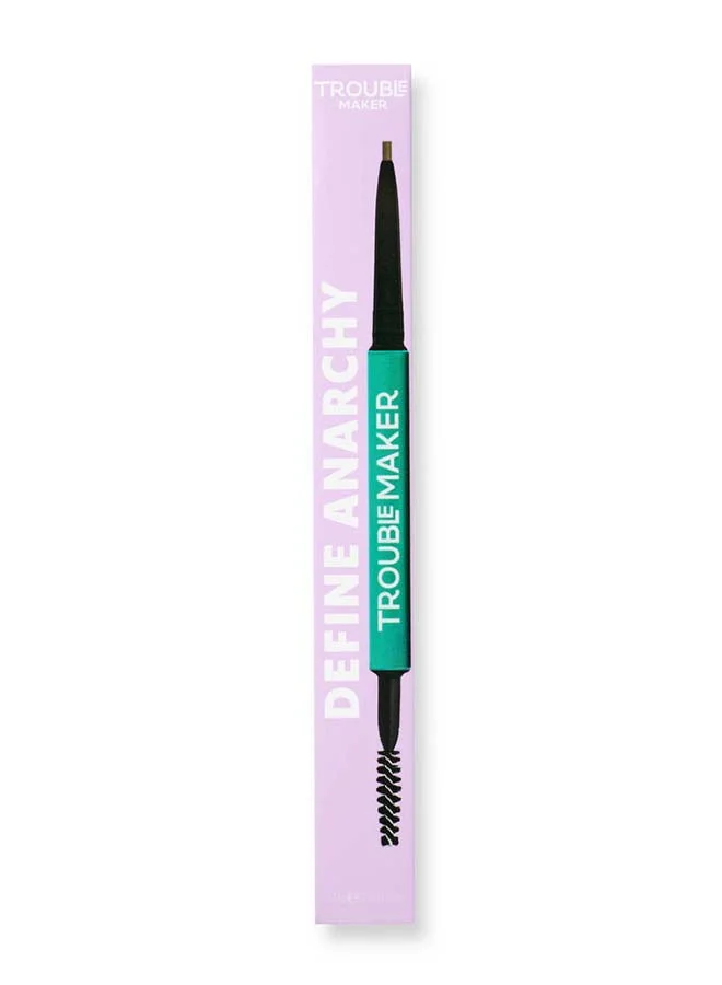 صانع المتاعب Define Anarchy Micro Brow Pencil Medium Brown